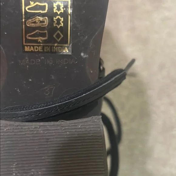 Free People Rory Studded Black and Silver Ankle Boots - Picture 8 of 8